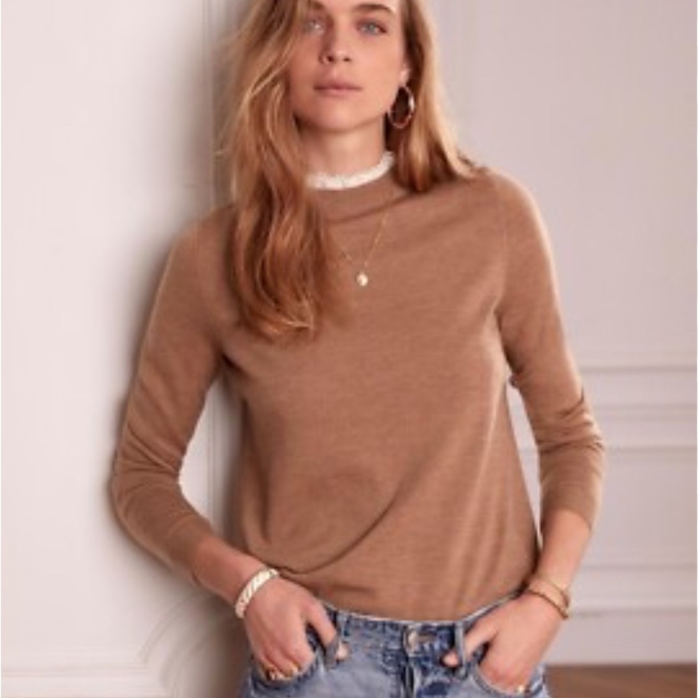 Sezane Light Brown Eduardo Sweater - NWOT